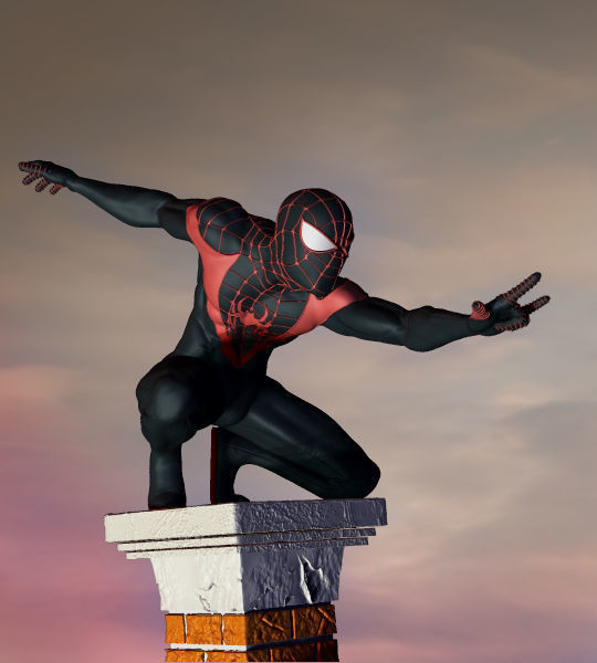 SPIDER MAN MILES MORALES COLLECTION 3D print model_2