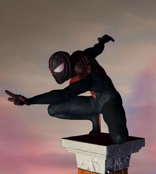 SPIDER MAN MILES MORALES COLLECTION 3D print model_0