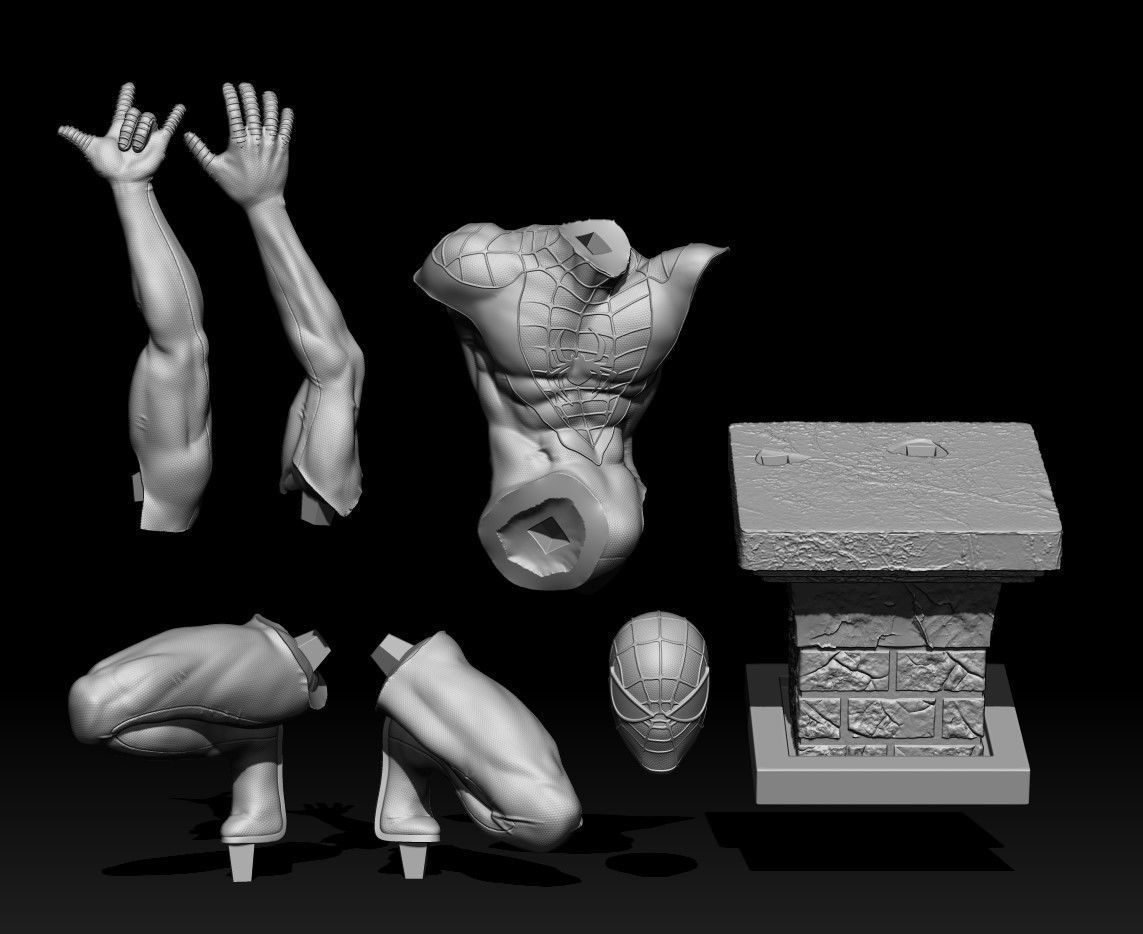 SPIDER MAN MILES MORALES COLLECTION 3D print model_10