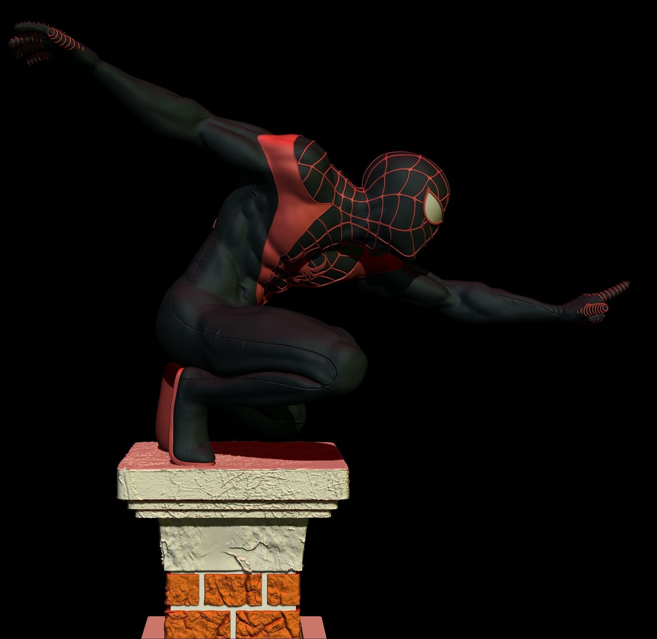 SPIDER MAN MILES MORALES COLLECTION 3D print model_8