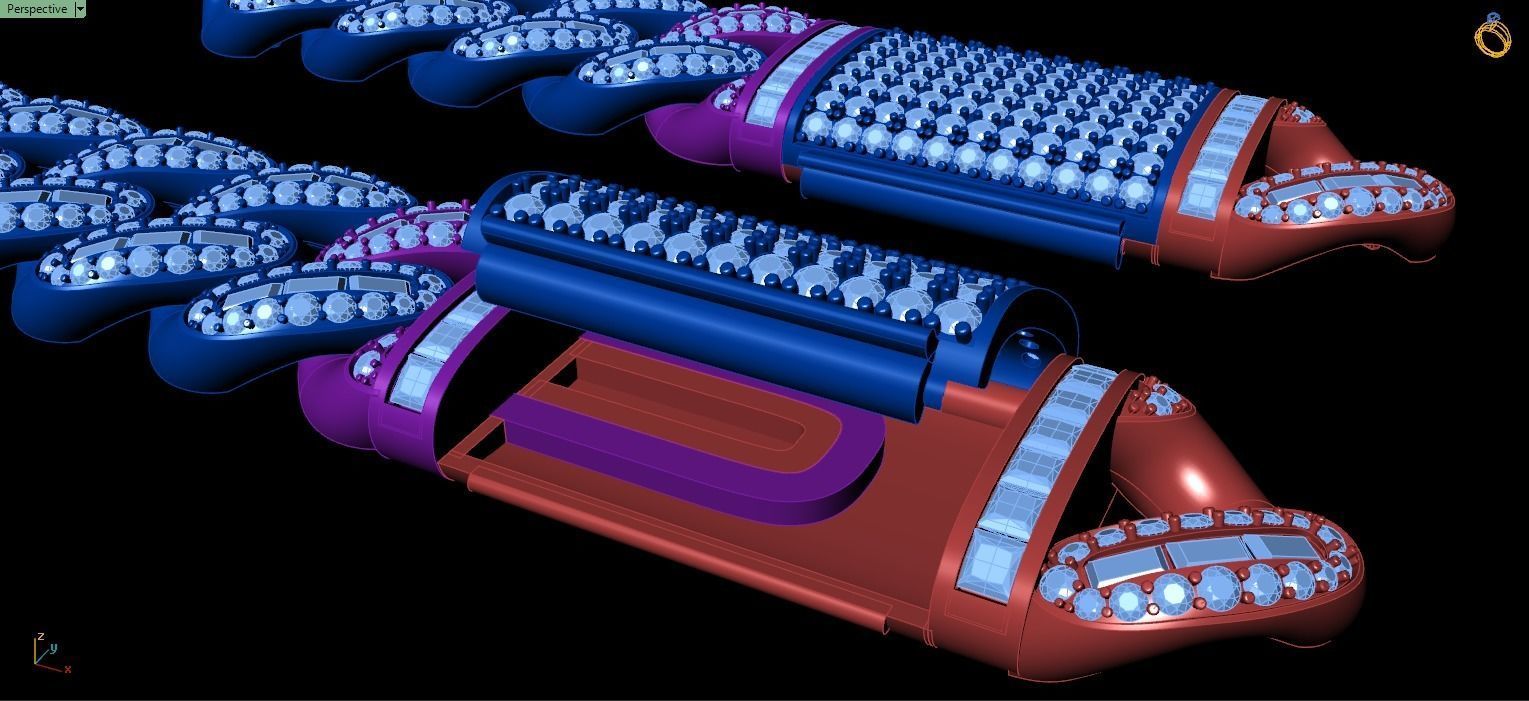 LOCK BOX CUBAN LINK CHAIN FOR BRACELETS OR NECKLACE 3D print model_2