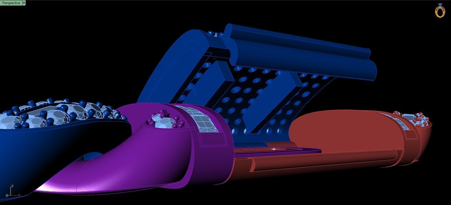 LOCK BOX CUBAN LINK CHAIN FOR BRACELETS OR NECKLACE 3D print model_3