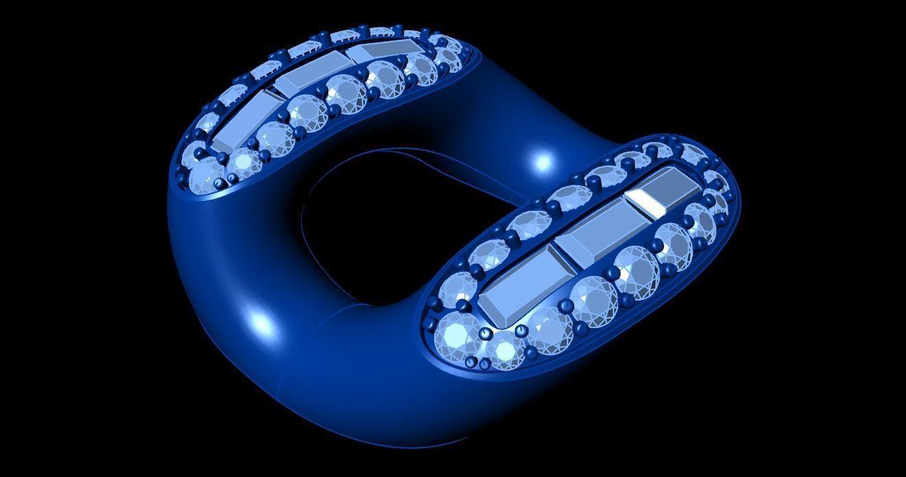 LOCK BOX CUBAN LINK CHAIN FOR BRACELETS OR NECKLACE 3D print model_6