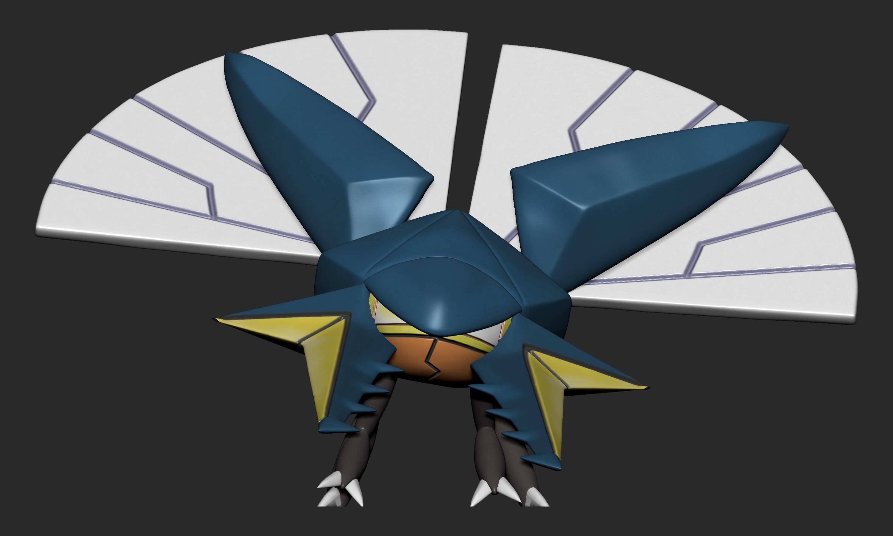 Pokemon - Vikavolt with 2 poses 3D print model_1