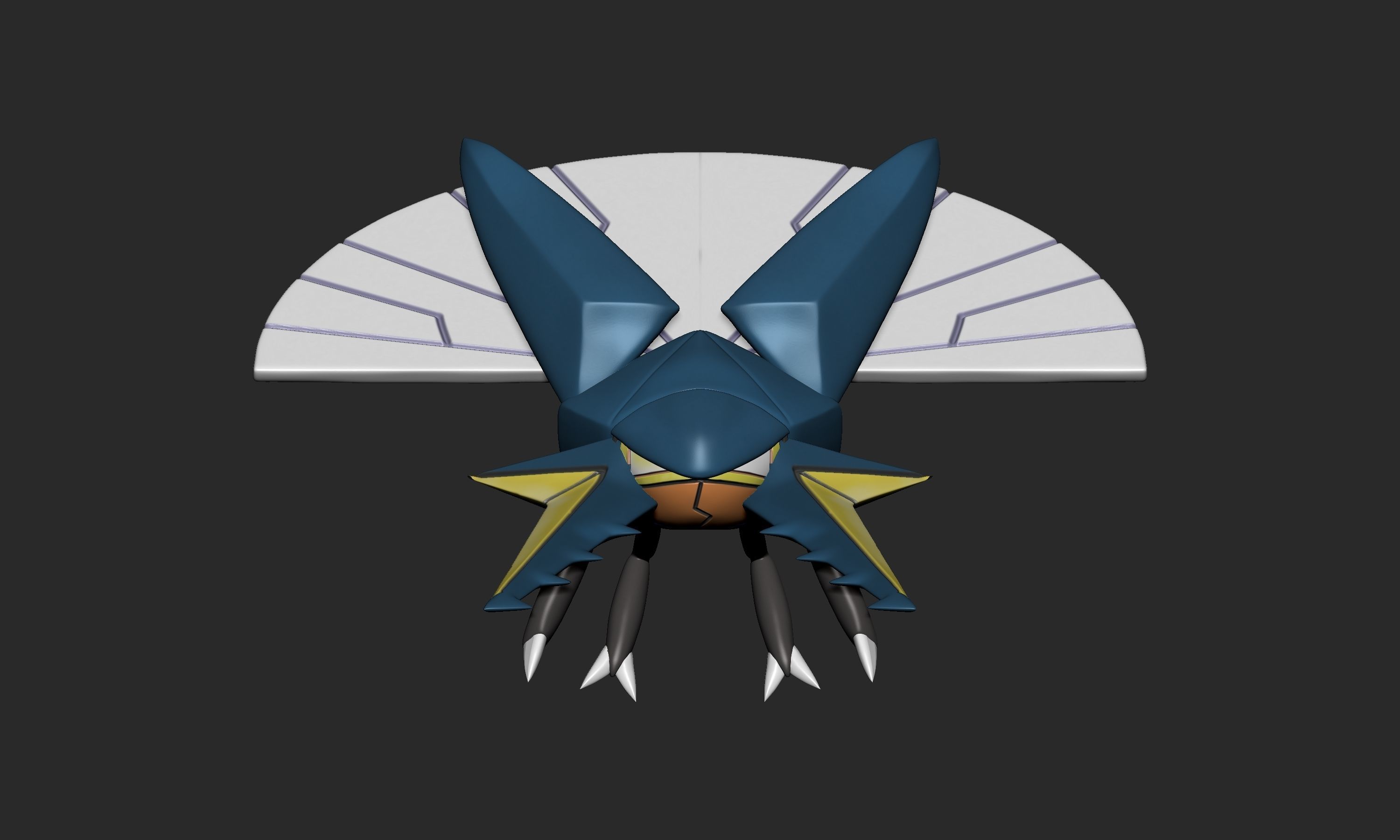 Pokemon - Vikavolt with 2 poses 3D print model_5