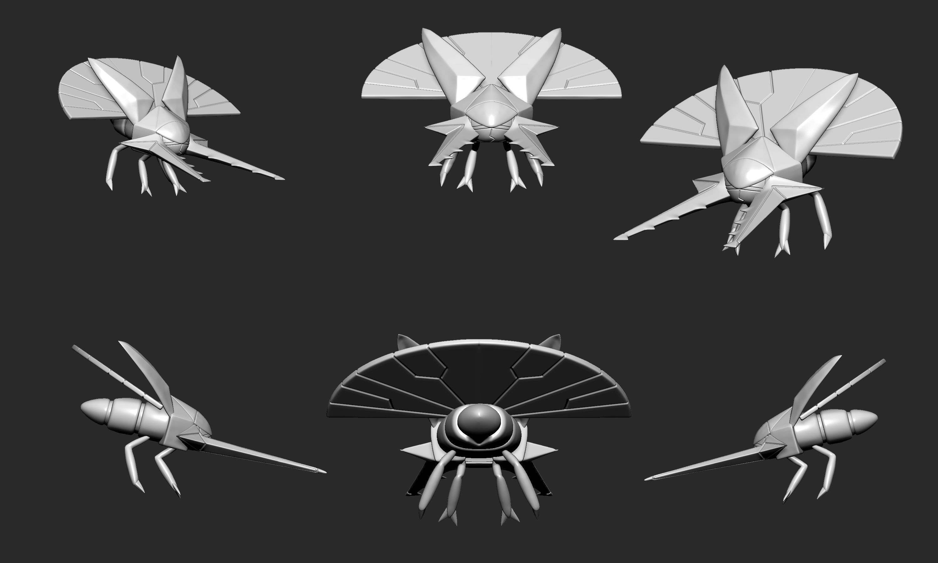 Pokemon - Vikavolt with 2 poses 3D print model_7