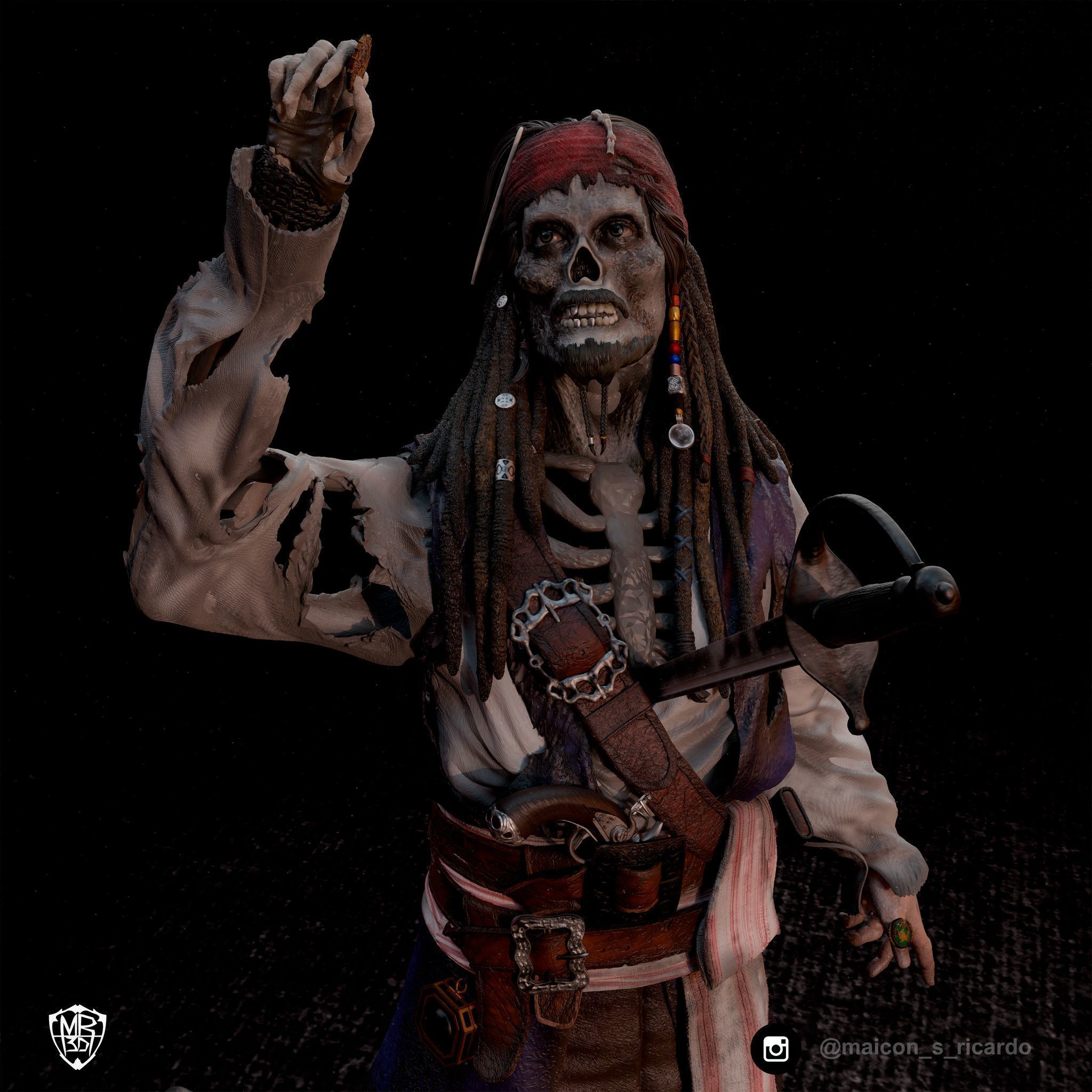 Pirates of the Caribbean Diorama 3D print model_8