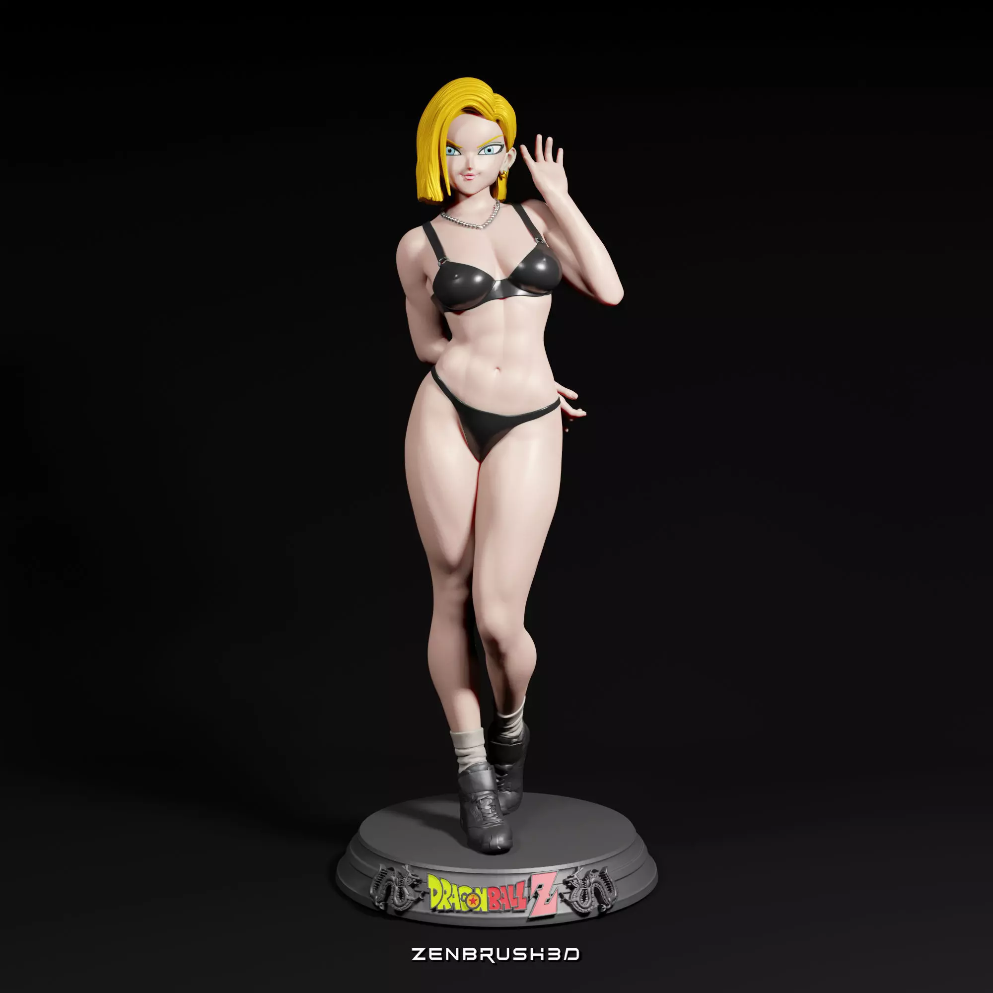 ANDROIDE 18 - DBZ - OUTFIT BIKINi - NSFW 3D print model_0