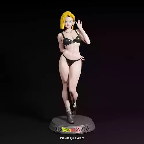 ANDROIDE 18 - DBZ - OUTFIT BIKINi - NSFW 3D print model