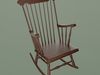 Boston Rocker Rocking Chair free 3D model | CGTrader