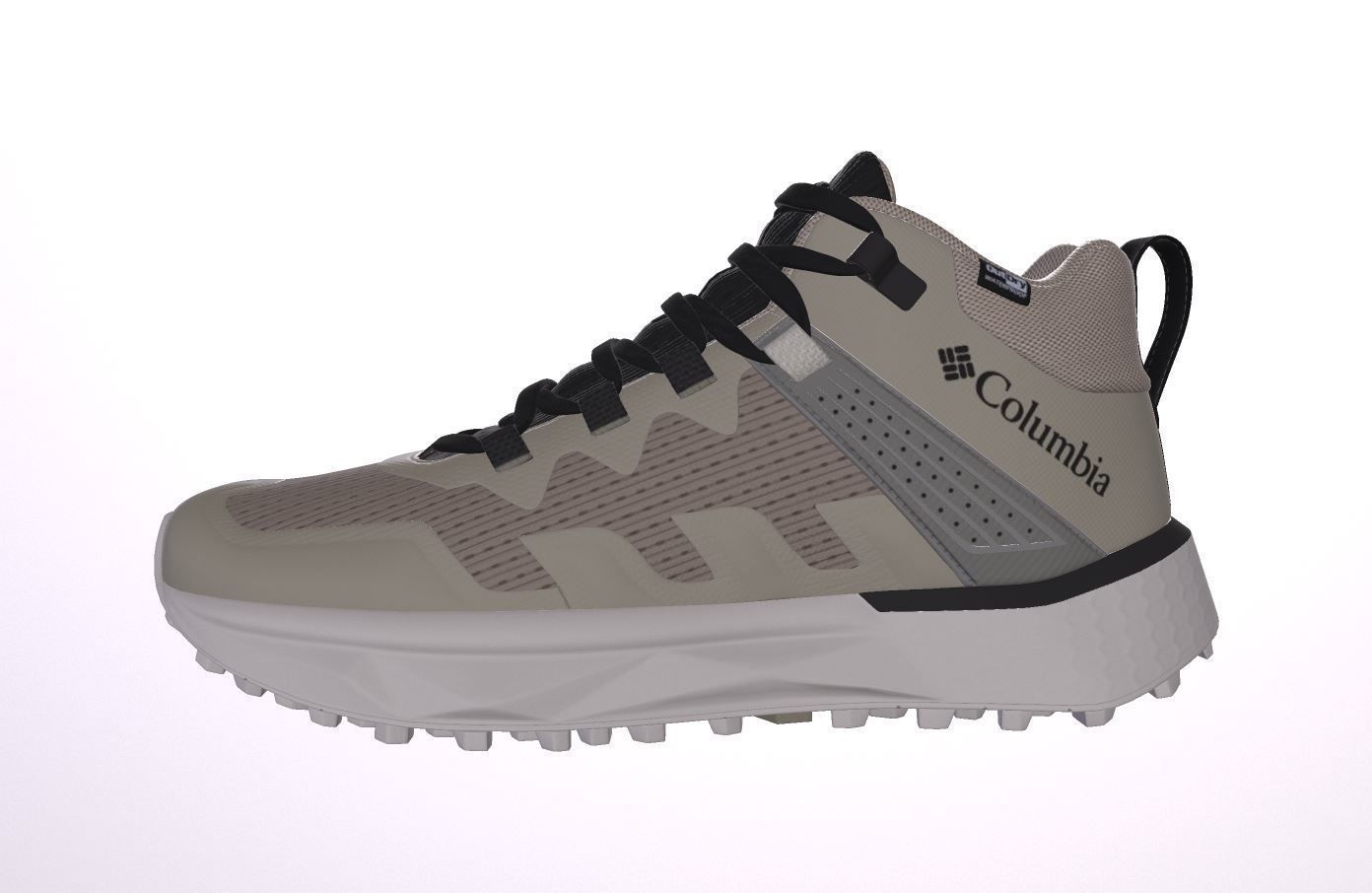 Hikings Shoes  Low-poly 3D model_3