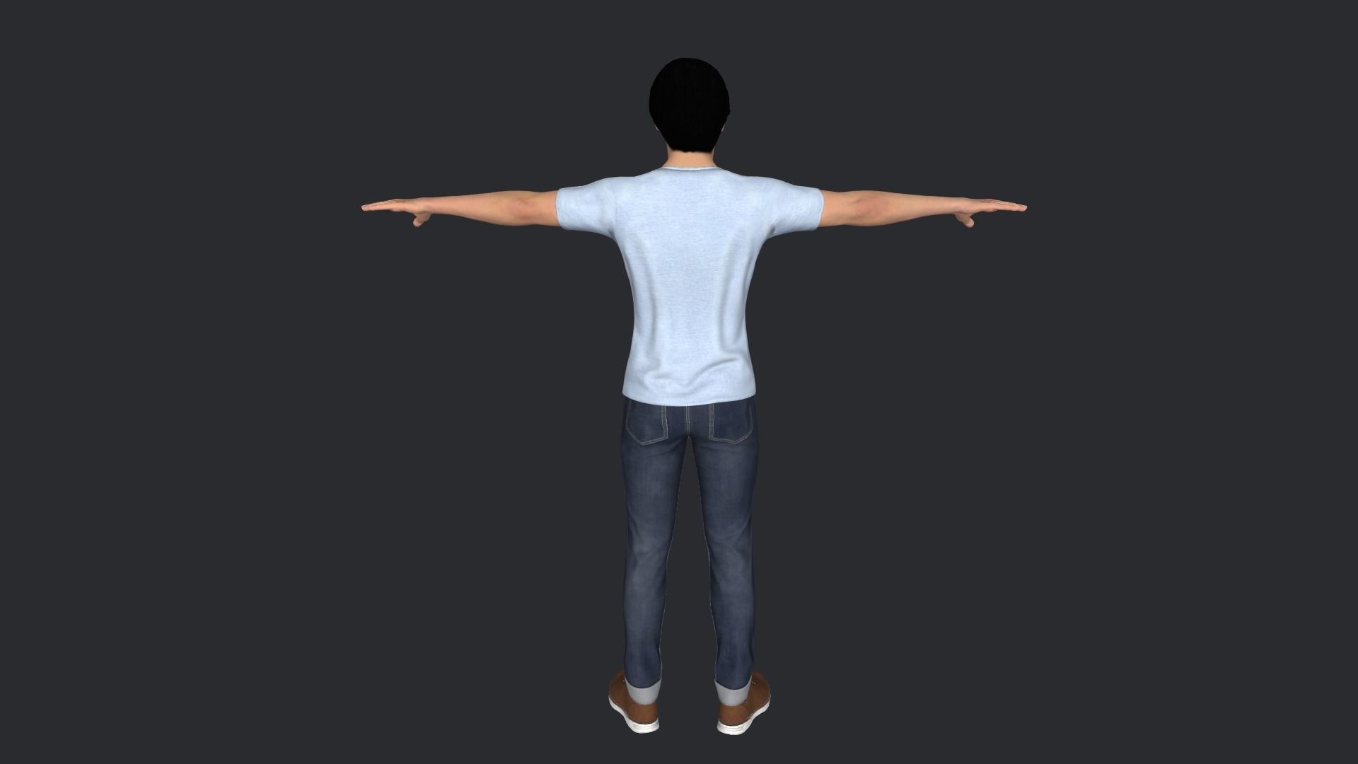 Neo Keanu Reeves from Matrix Hyper Realistic Rigged Character 3D model_9