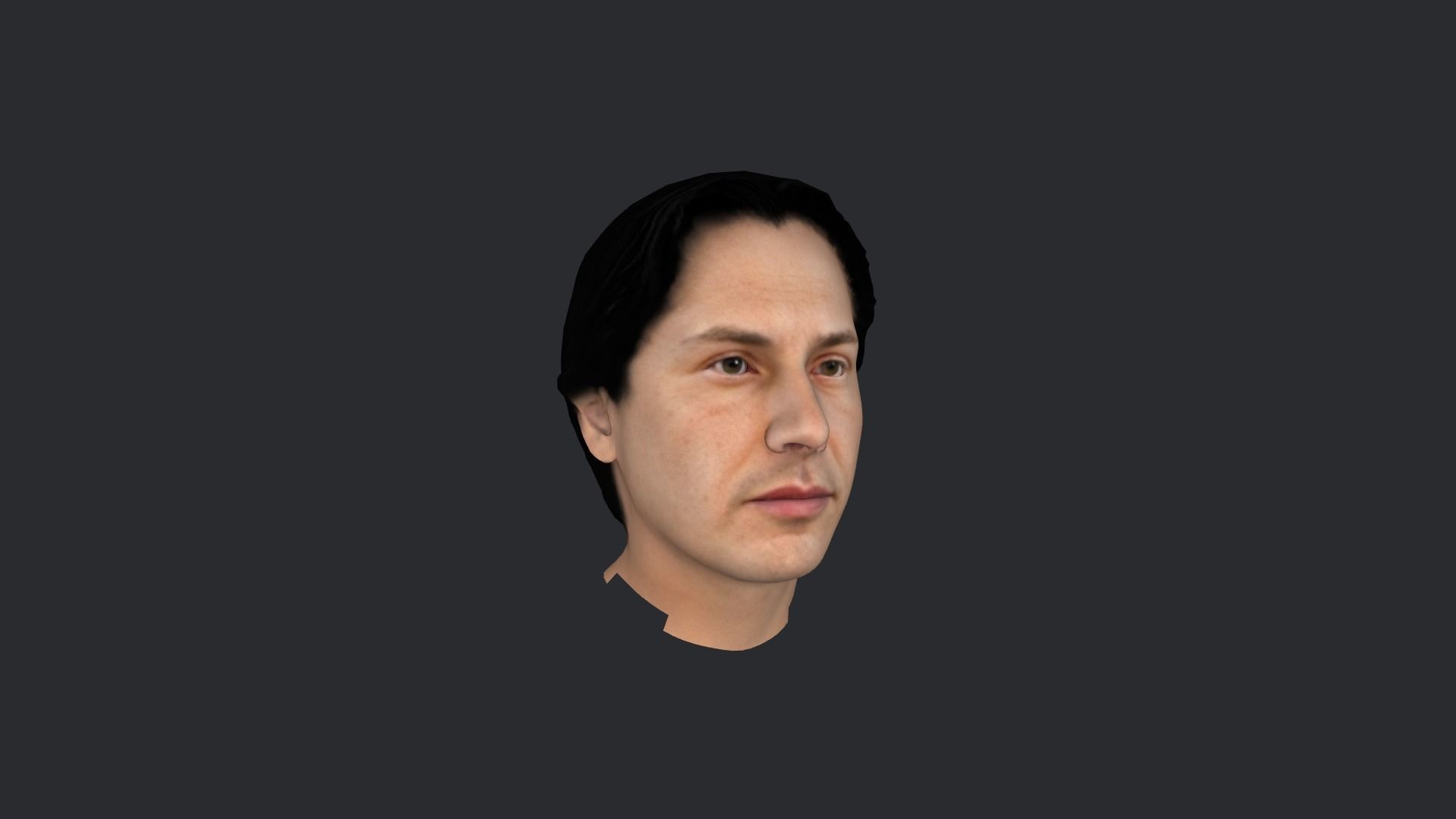 Neo Keanu Reeves from Matrix Hyper Realistic Rigged Character 3D model_30