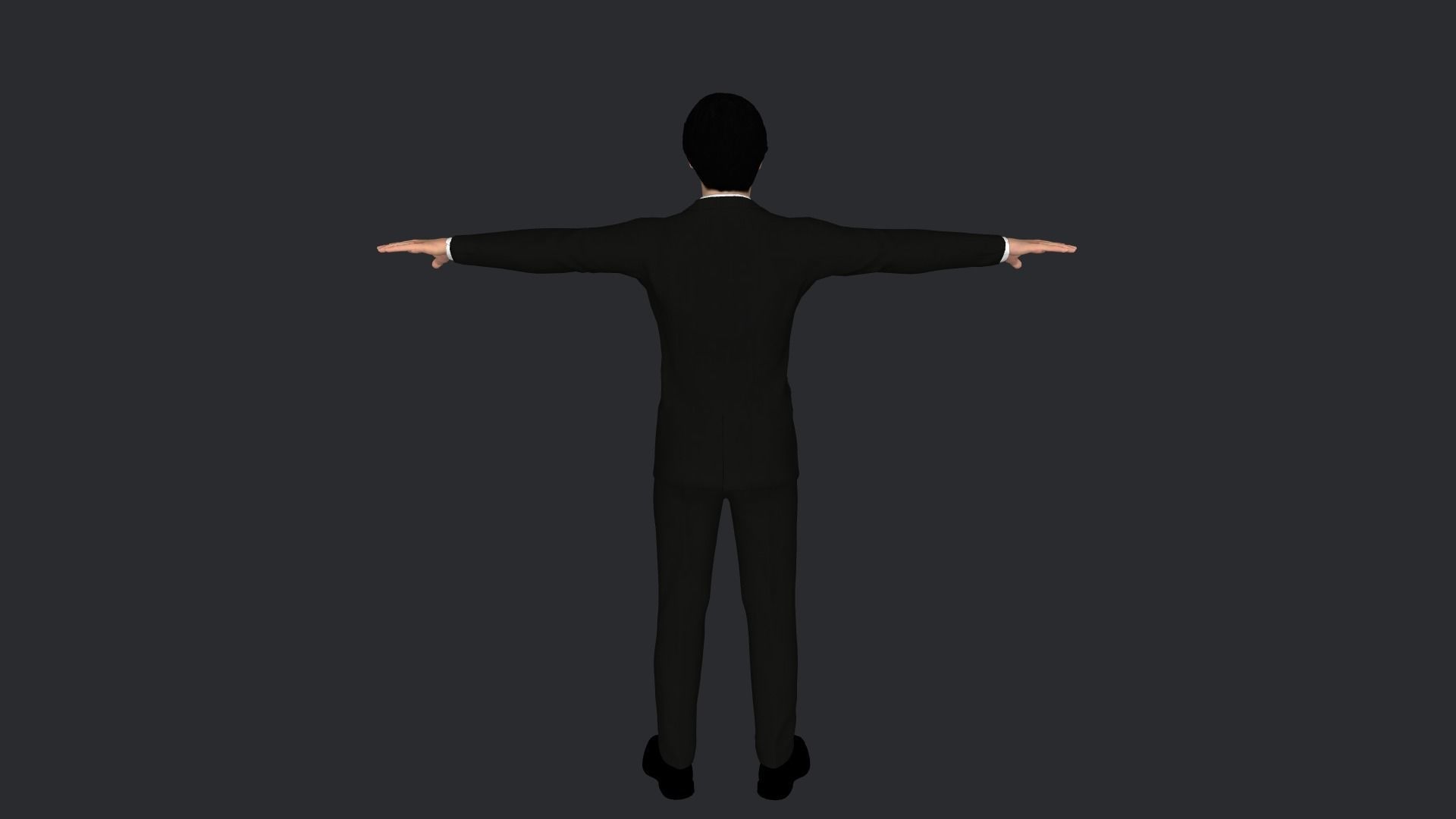 Neo Keanu Reeves from Matrix Hyper Realistic Rigged Character 3D model_27