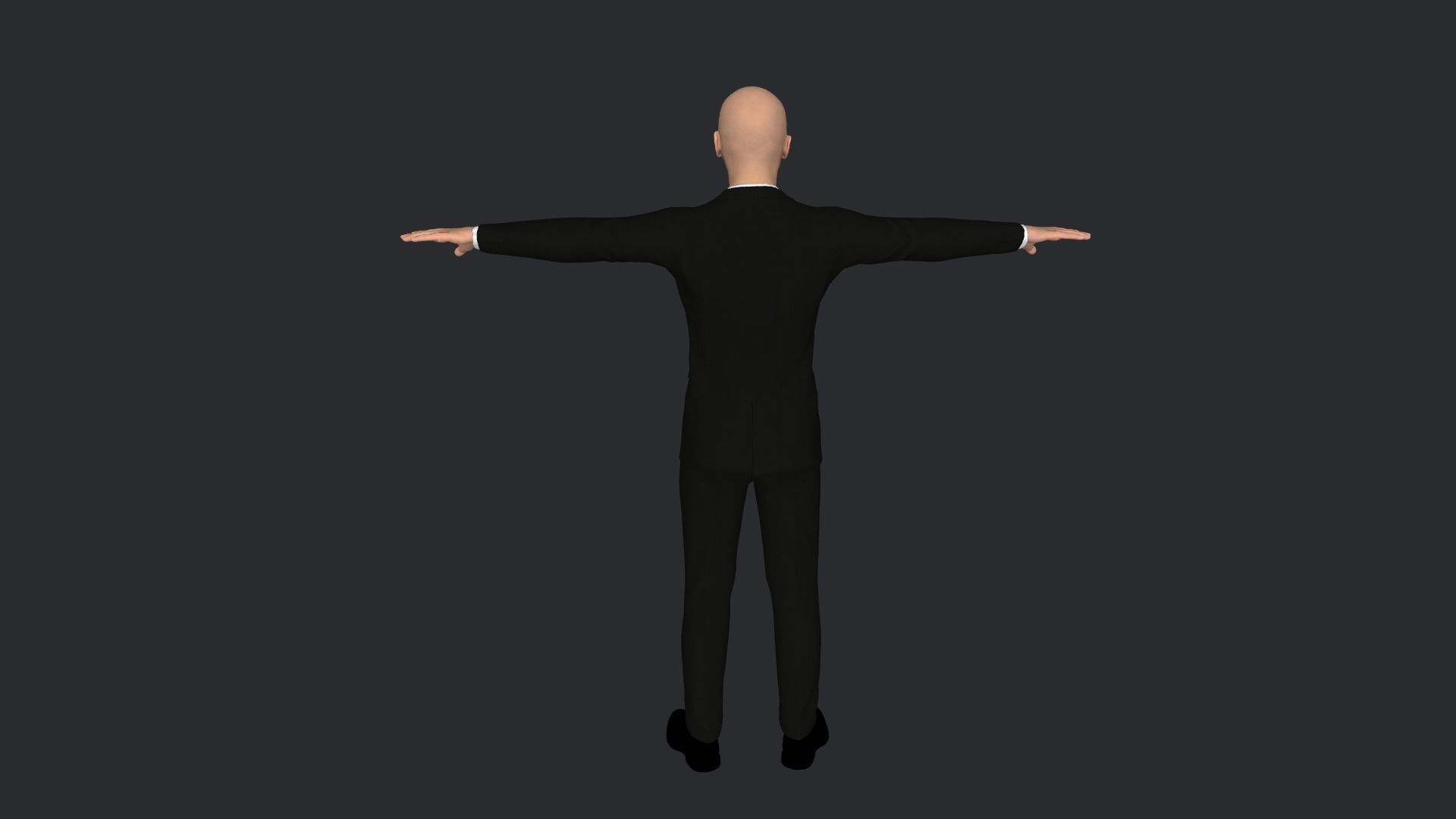 Neo Keanu Reeves from Matrix Hyper Realistic Rigged Character 3D model_26