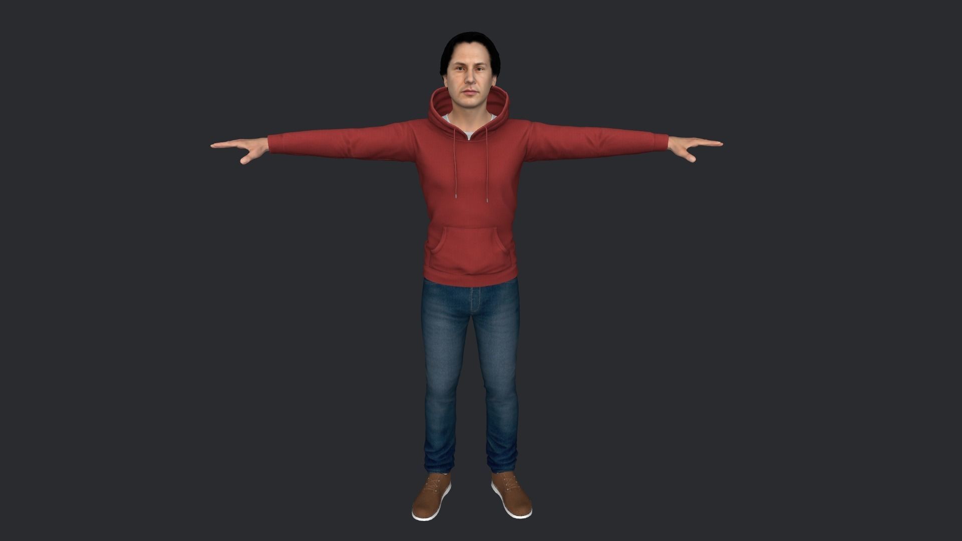 Neo Keanu Reeves from Matrix Hyper Realistic Rigged Character 3D model_13
