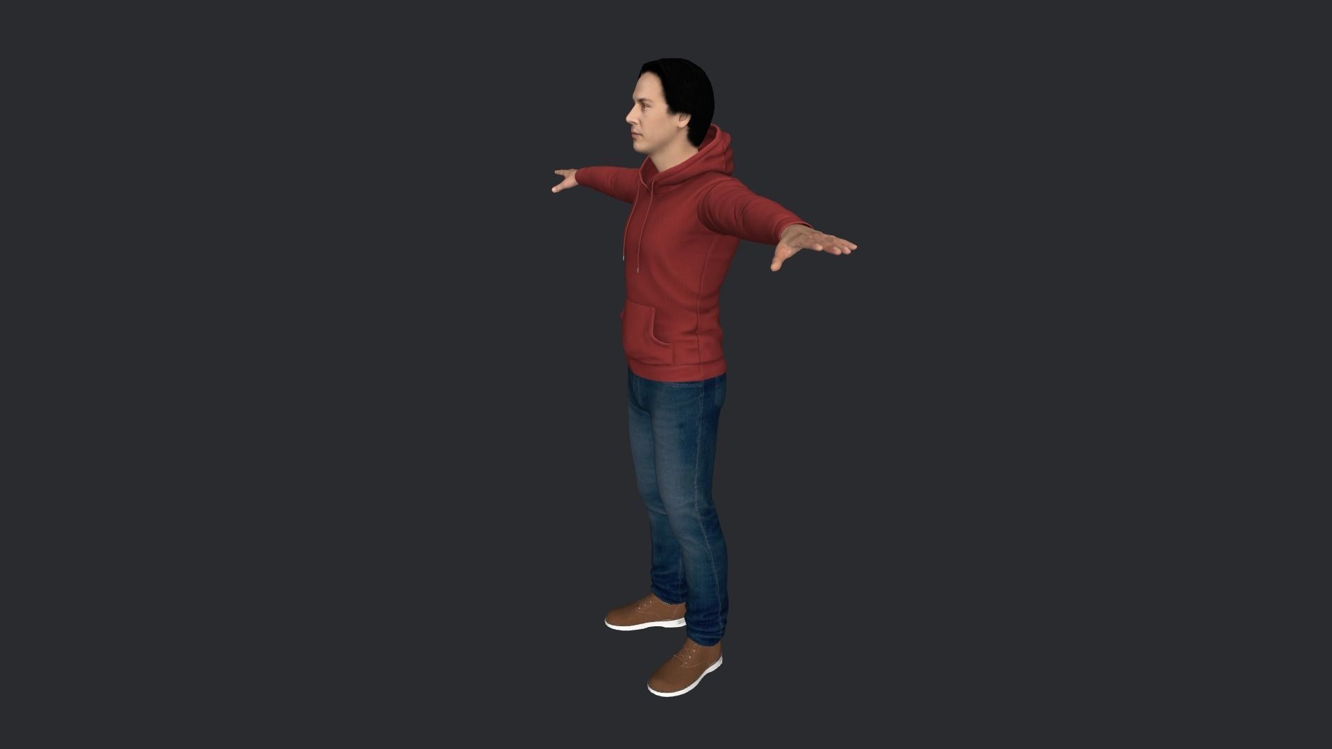 Neo Keanu Reeves from Matrix Hyper Realistic Rigged Character 3D model_14