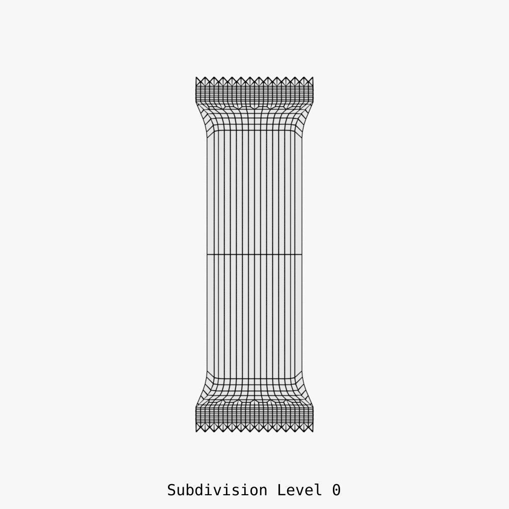 Chocolate Bar 3D model_6