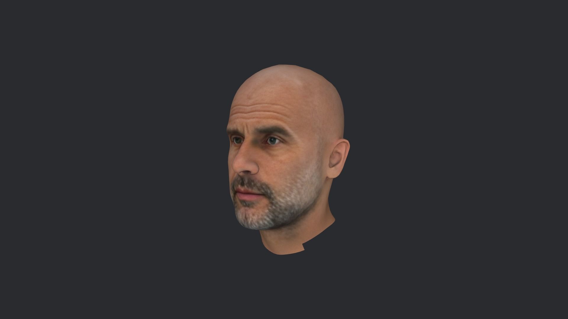 Pep Guardiola Hyper Realistic Full Body Rigged Character 3D model_24