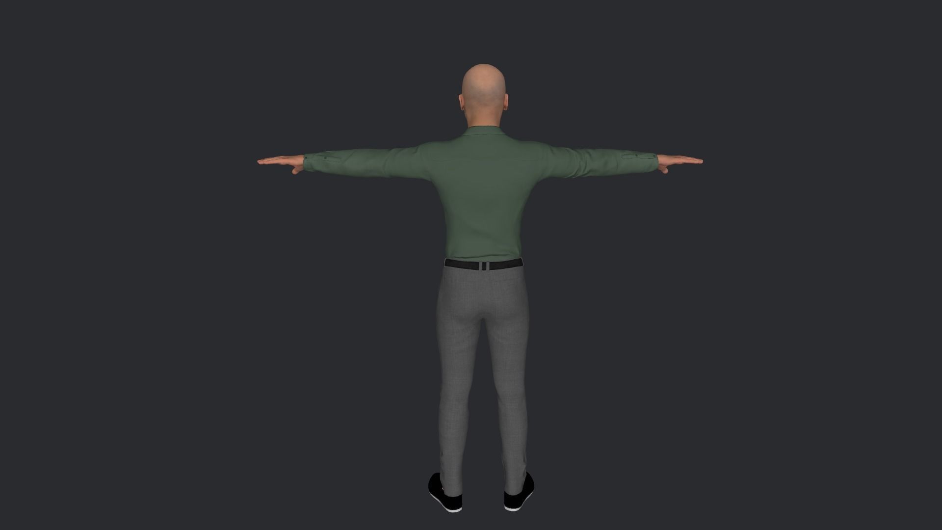 Pep Guardiola Hyper Realistic Full Body Rigged Character 3D model_4