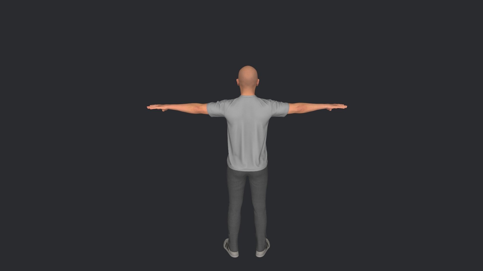 pitbull Singer Hyper Realistic Full Body Rigged Character 3D model_21