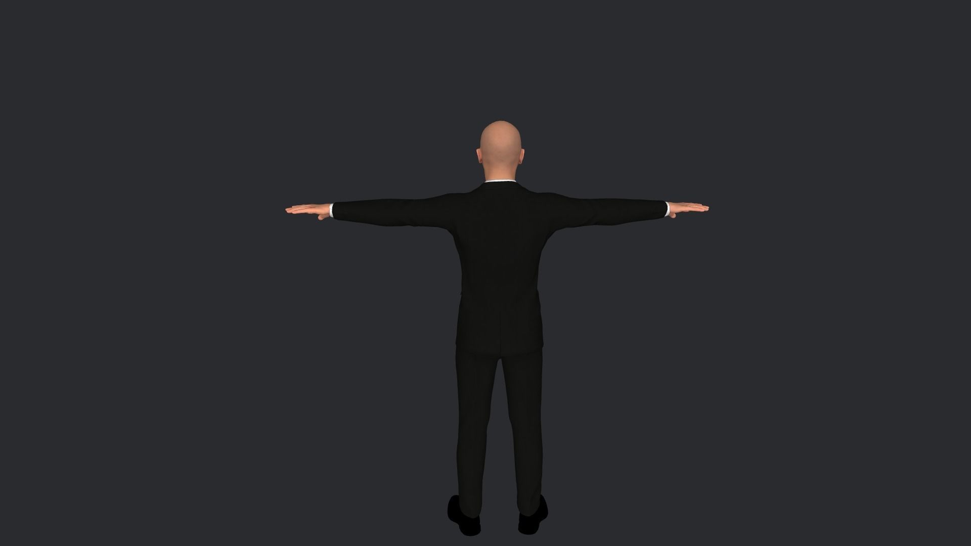 pitbull Singer Hyper Realistic Full Body Rigged Character 3D model_28