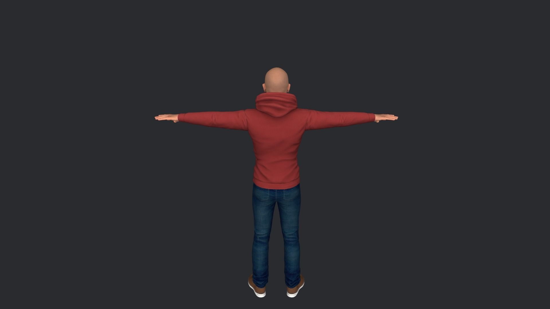 pitbull Singer Hyper Realistic Full Body Rigged Character 3D model_15