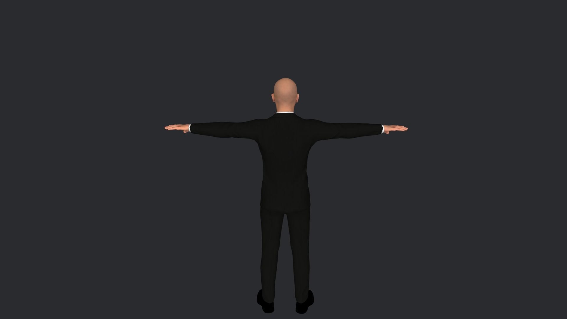 pitbull Singer Hyper Realistic Full Body Rigged Character 3D model_27