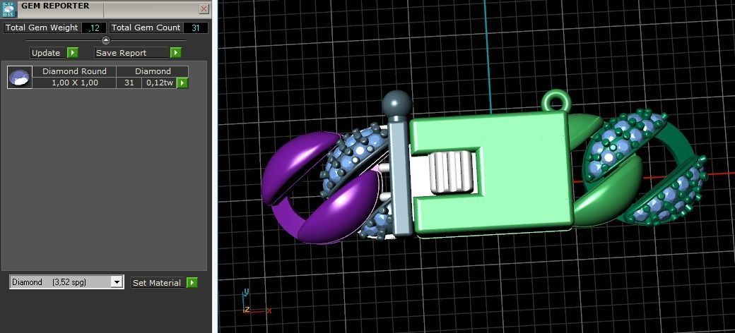 Bracelet N01358 3D print model_12