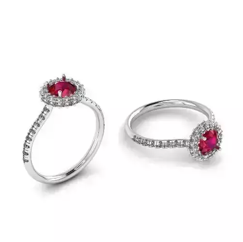 Womens ring with stones N01334