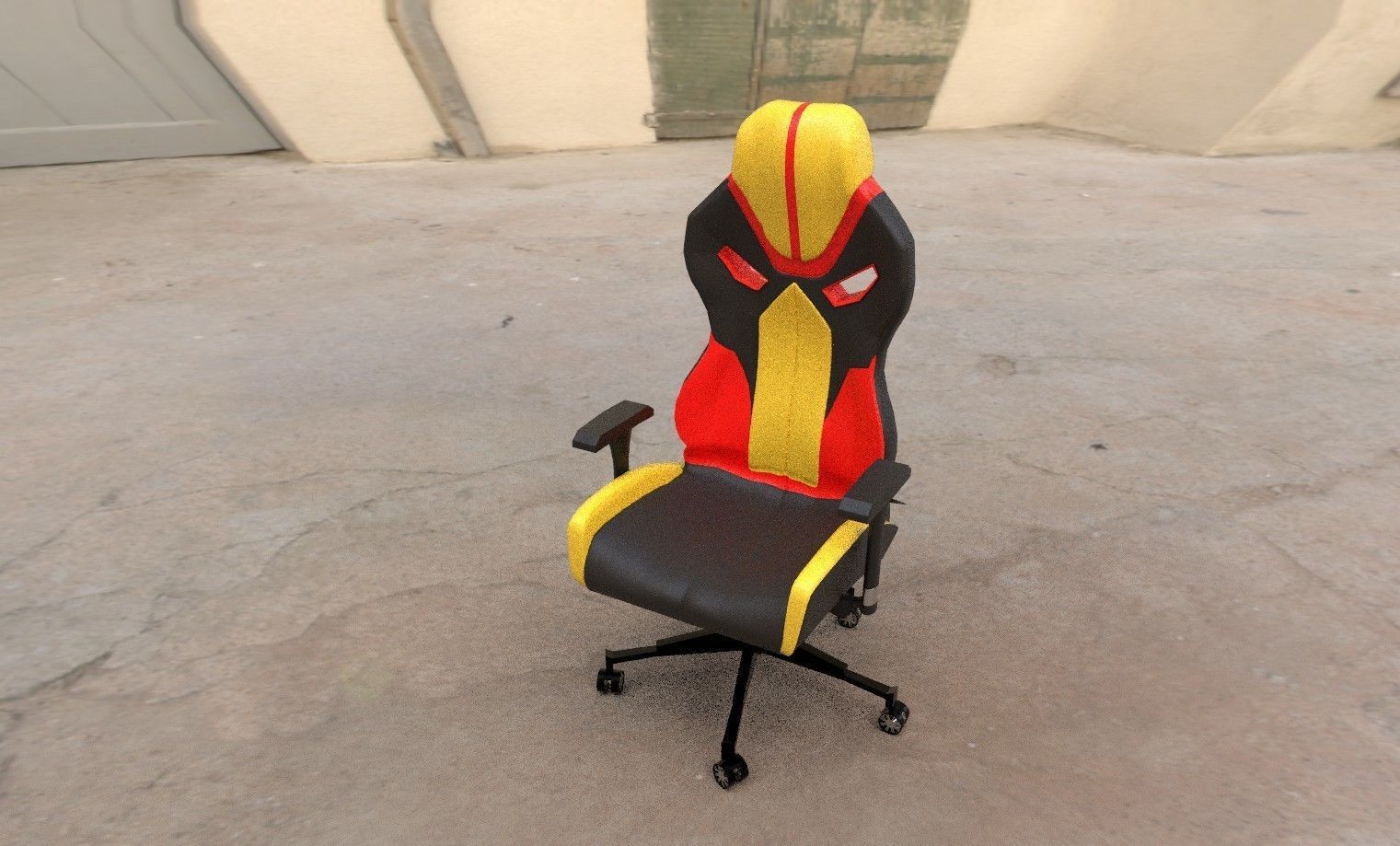 Premium Gaming Chair - Ultimate Comfort and Style 3D model_7