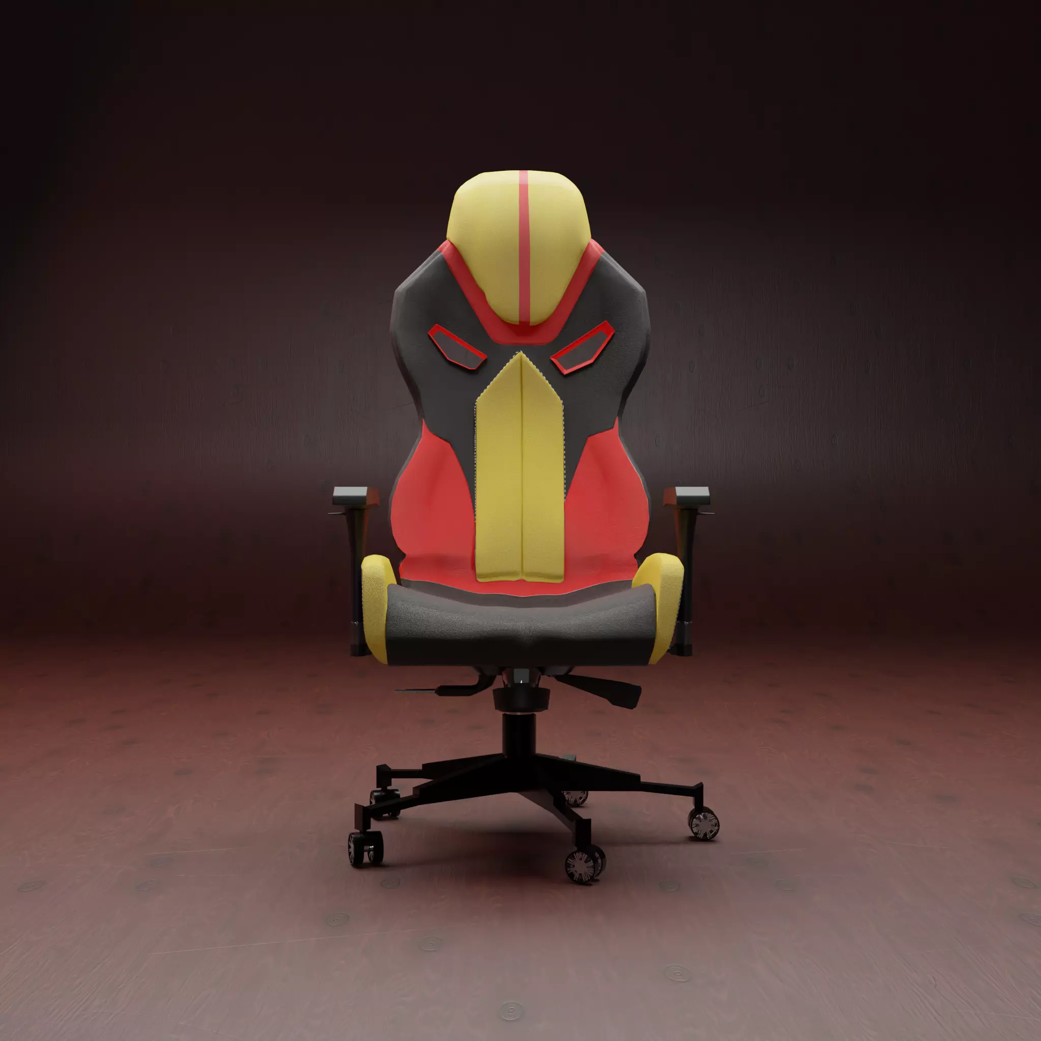 Premium Gaming Chair - Ultimate Comfort and Style 3D model_0