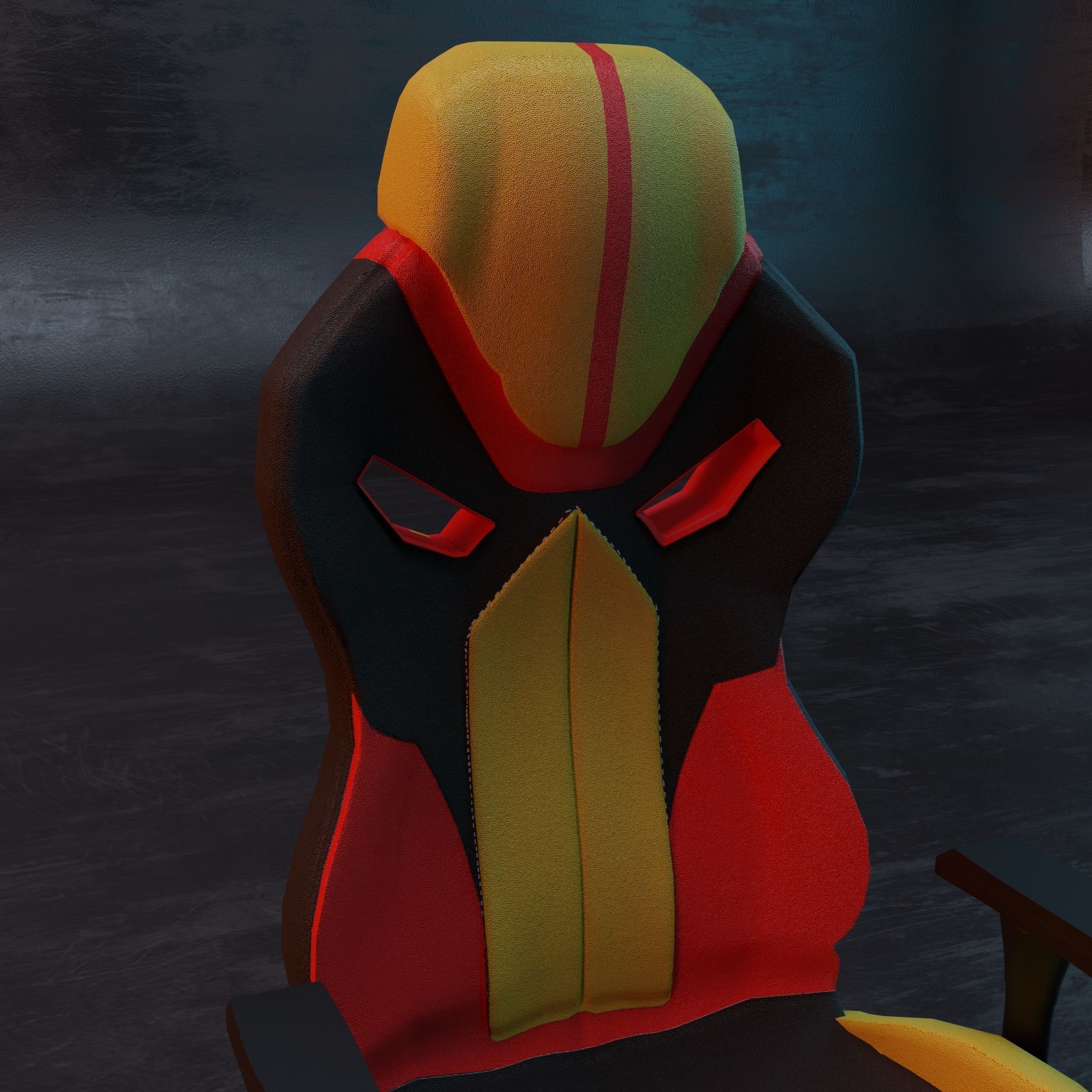 Premium Gaming Chair - Ultimate Comfort and Style 3D model_5