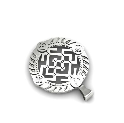 Amulet Belobog or Svarozhich N01318 3D print model_4