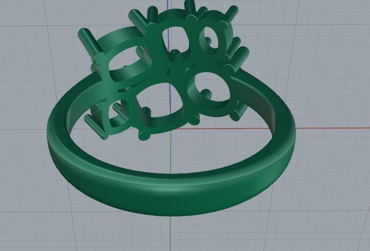 Ring N011621 3D print model_4