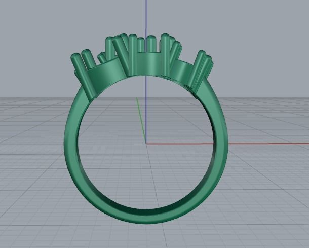 Ring N011621 3D print model_3