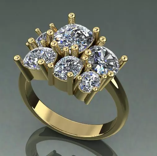 Ring N011621 3D print model_0