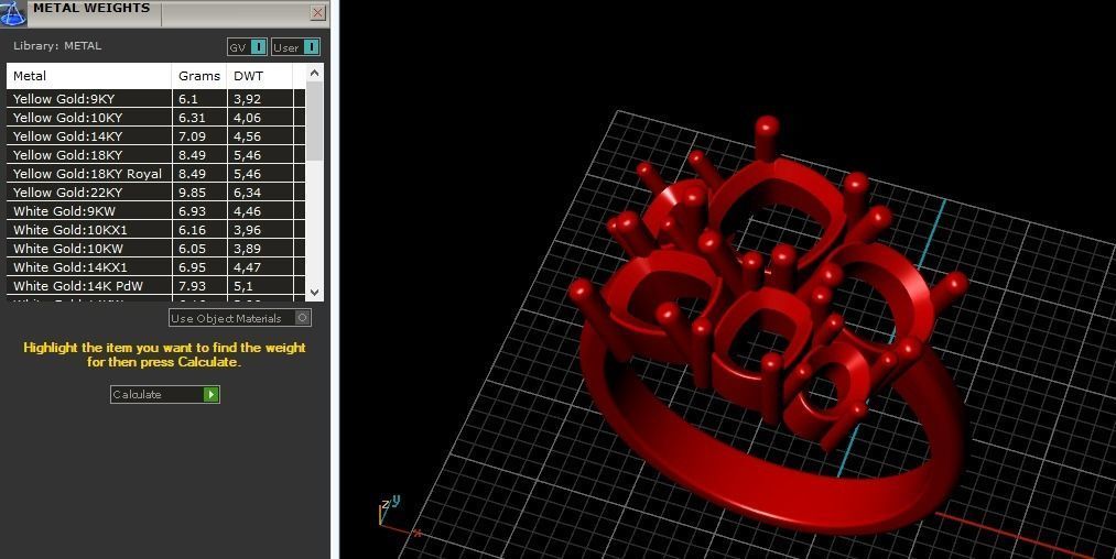Ring N011621 3D print model_9