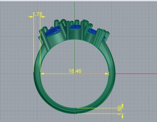Ring N011621 3D print model_6