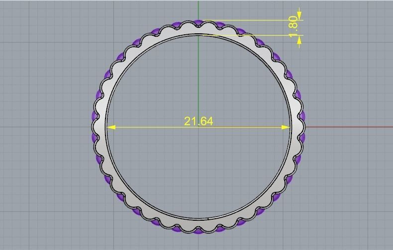 Ring N011611 3D print model_6
