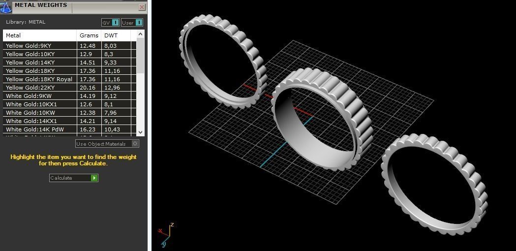 Ring N011611 3D print model_8