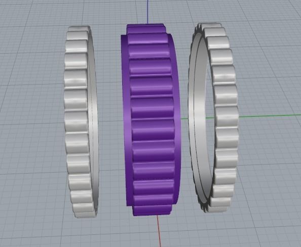 Ring N011611 3D print model_3