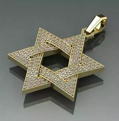 Star of David pendant N011608