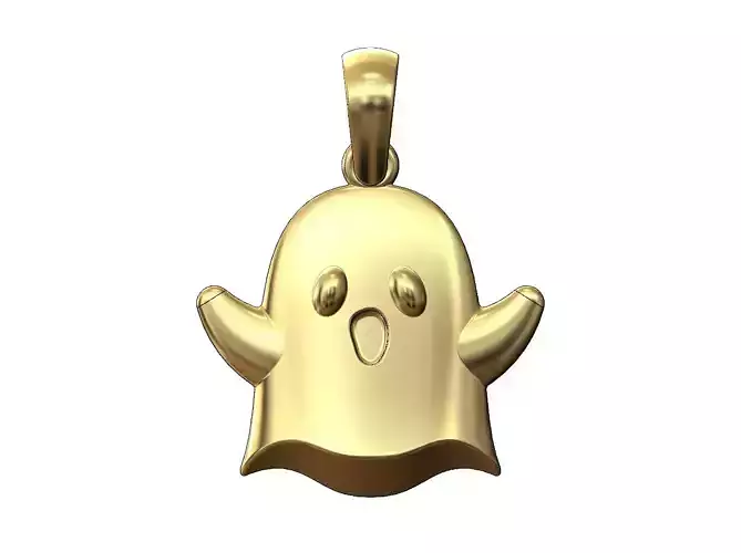 Ghost pendant charm