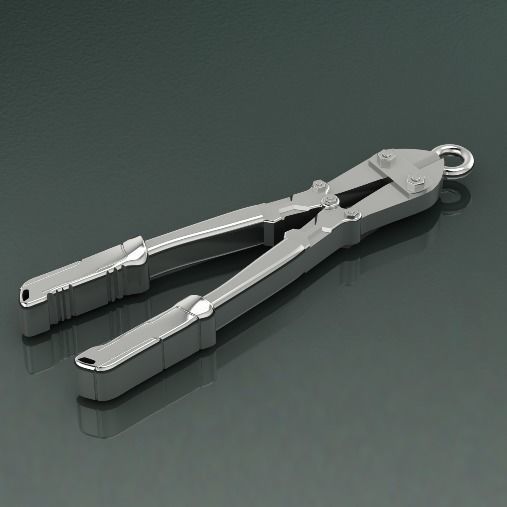 Pendant in the shape of a wire cutter N011577 3D print model_1
