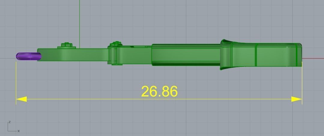 Pendant in the shape of a wire cutter N011577 3D print model_6