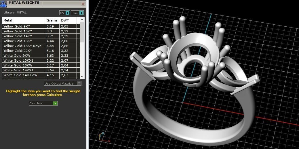 Ring N011560 3D print model_8
