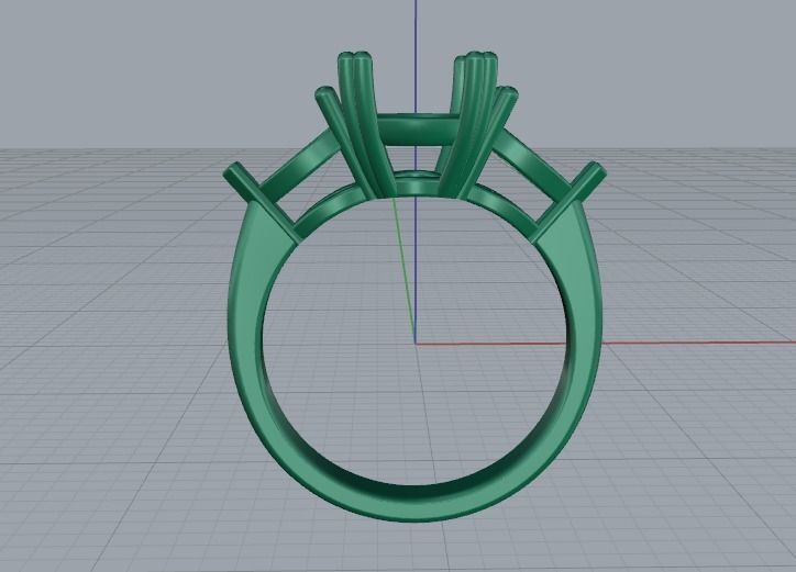 Ring N011560 3D print model_3