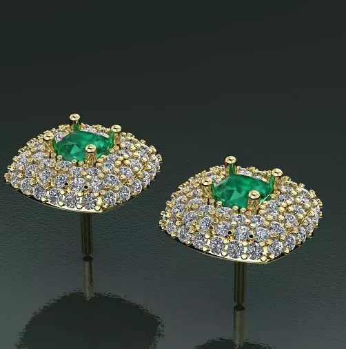 Puset Earring N011559 3D print model