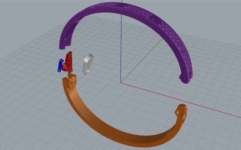 Bracelet N011541 3D print model_3